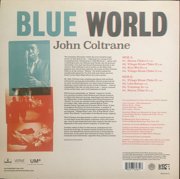John Coltrane – Blue World - LP
