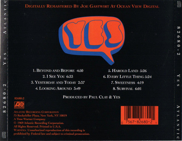 Yes – Yes - CD
