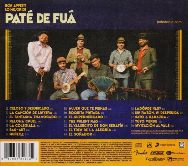 Paté De Fuá – Bon Appetit (Lo Mejor De Paté De Fuá) - CD