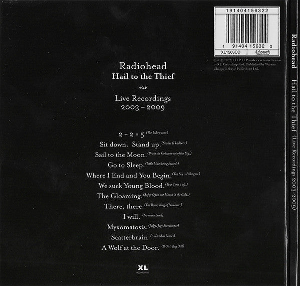 Radiohead – Hail To The Thief (Live Recordings 2003-2009) - CD