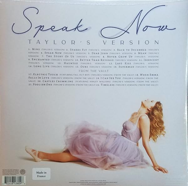 Taylor Swift – Speak Now Taylor's Version - LP Lilac Marbled