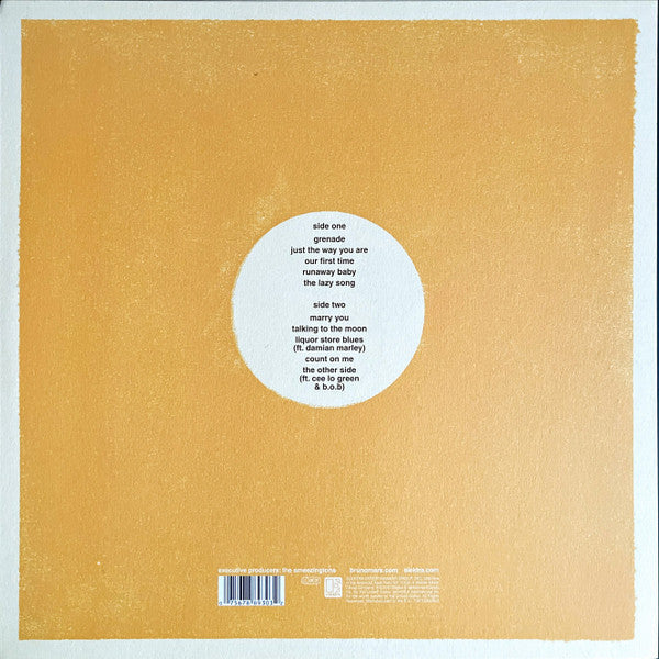 Bruno Mars – Doo-Wops & Hooligans - LP Amarillo