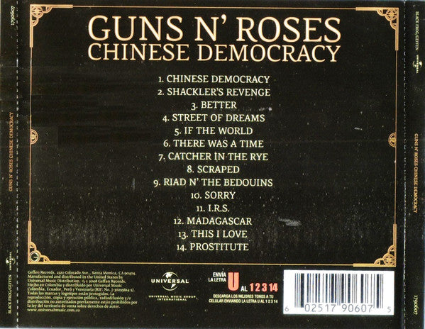Guns N' Roses – Chinese Democracy - CD