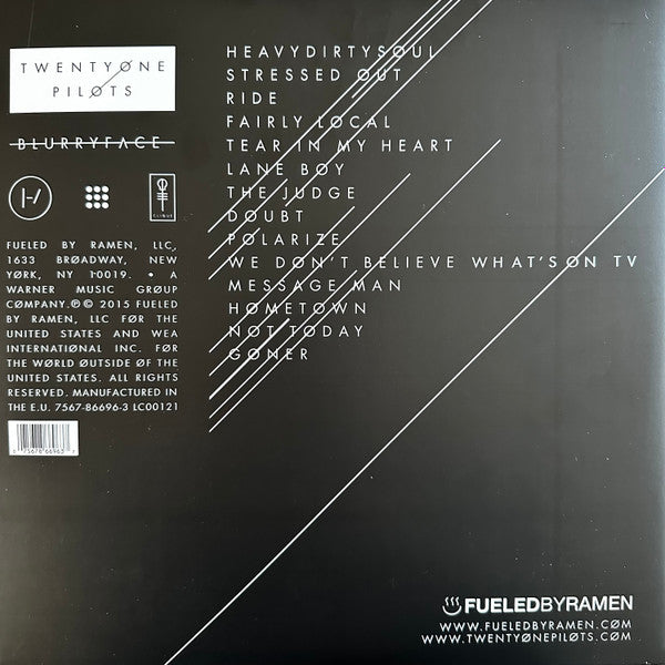 Twenty One Pilots – Blurryface - LP Plateado