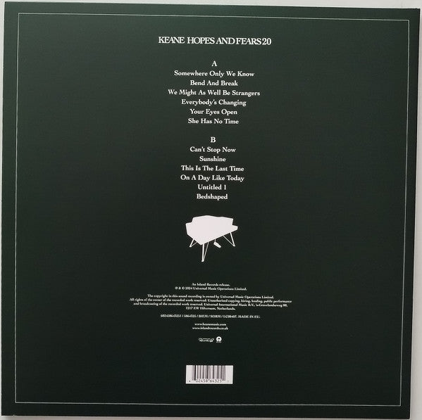 Keane – Hopes And Fears 20 - LP Galaxy Effect Vinyl