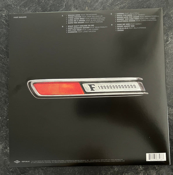 Post Malone – F-1 Trillion - LP Plateado