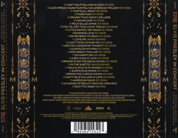 Elvis Presley – Baz Luhrmann’s EPiC (Elvis Presley In Concert) (Original Motion Picture Soundtrack)  - CD