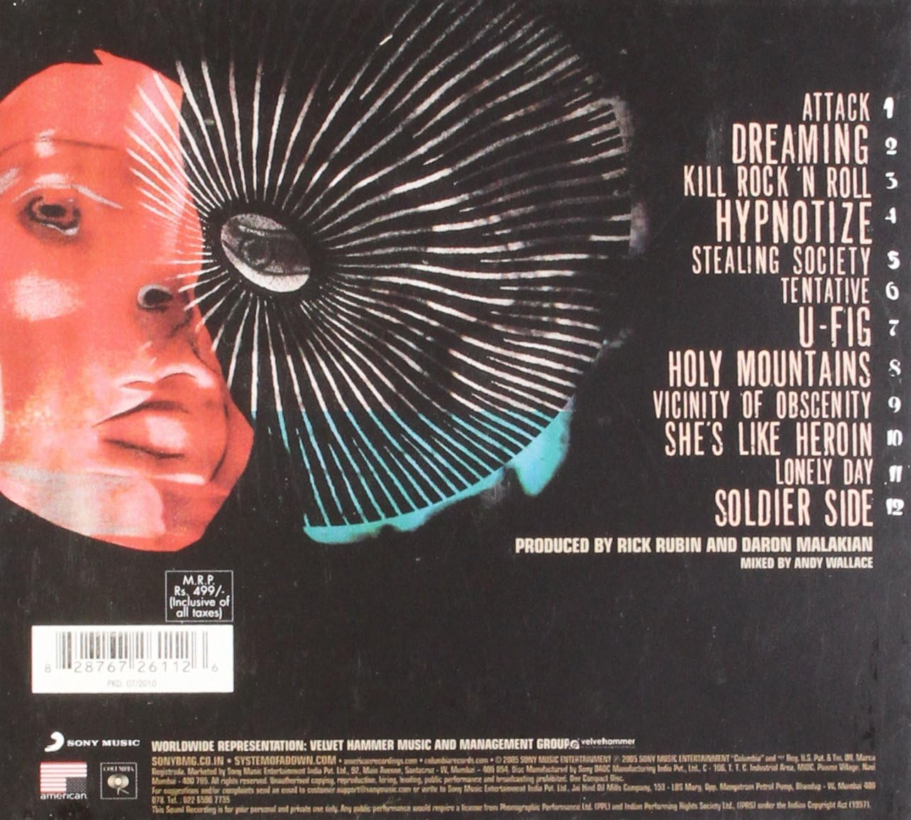 System Of A Down - Hypnotize CD