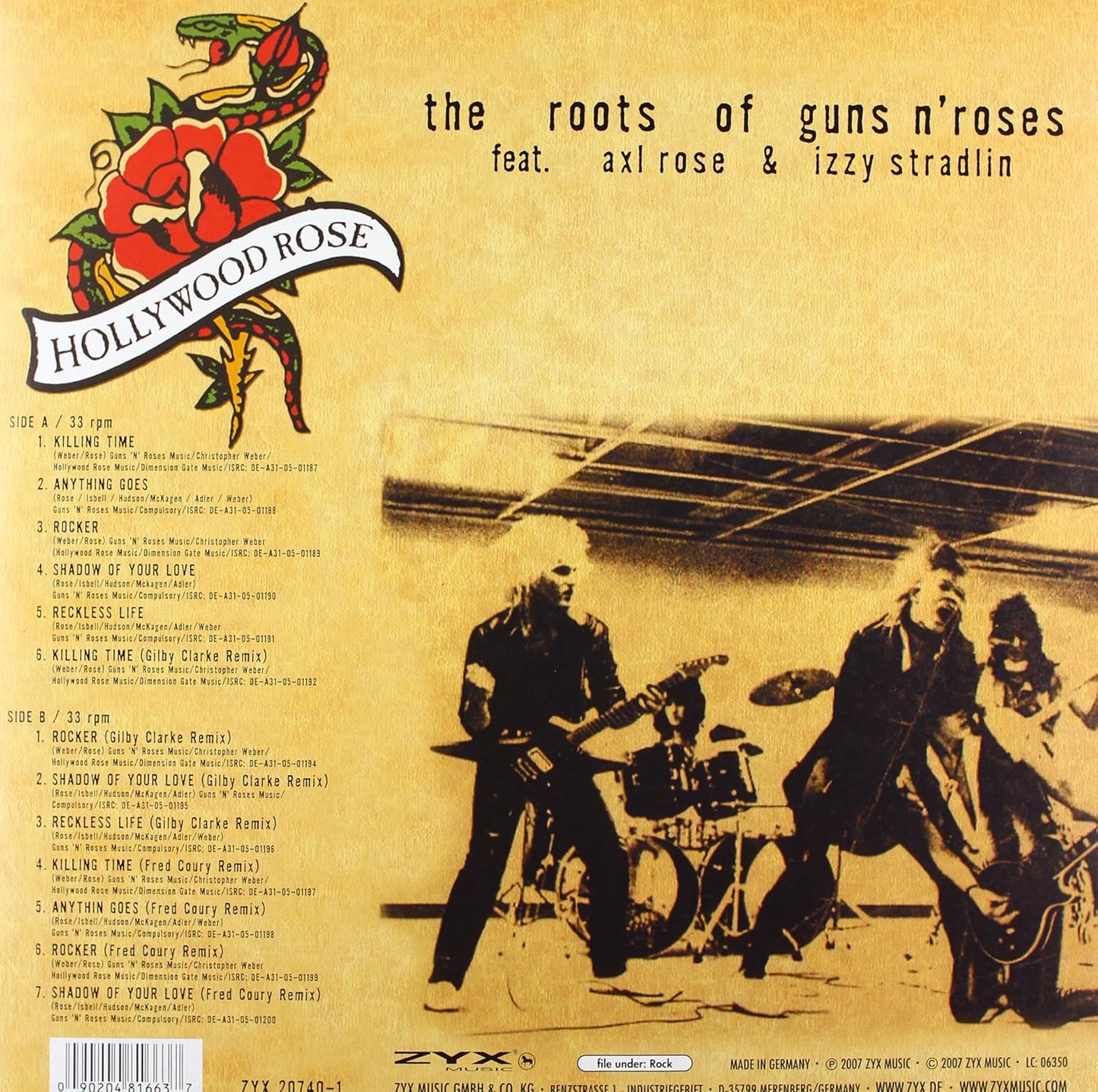 Hollywood Rose – The Roots Of Guns N' Roses LP