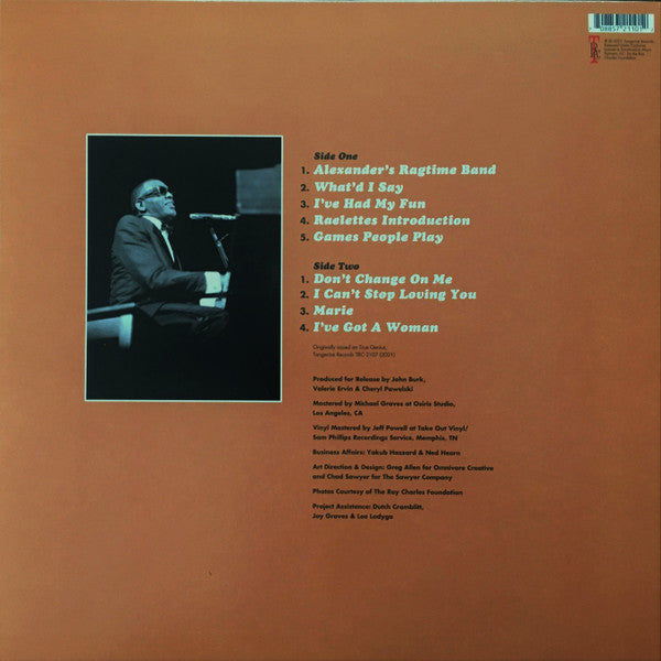 Ray Charles, His Orchestra And The Raelettes – Live In Stockholm 1972 RSD 2021 LP Dorado