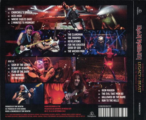 Iron Maiden – Nights Of The Dead, Legacy Of The Beast: Live In Mexico City - CD