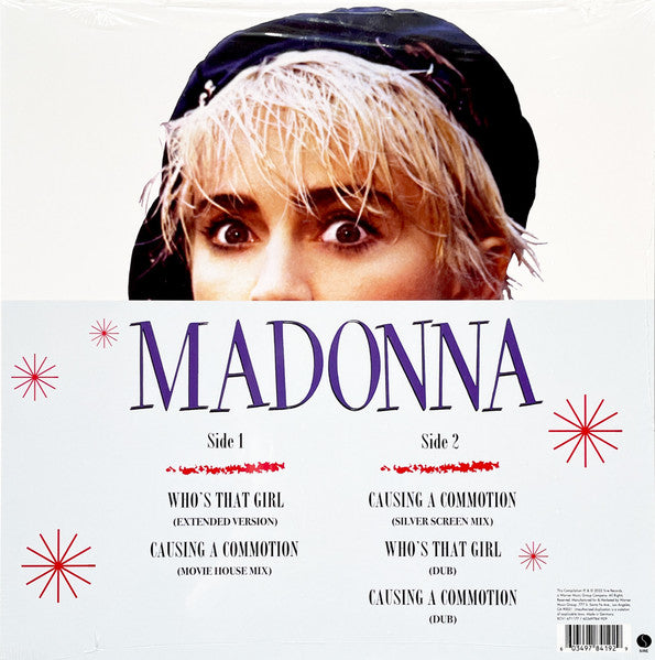 Madonna – Who's That Girl (Super Club Mix) RSD 2022 - LP Rojo