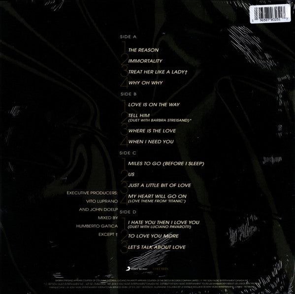 Celine Dion – Let's Talk About Love - LP