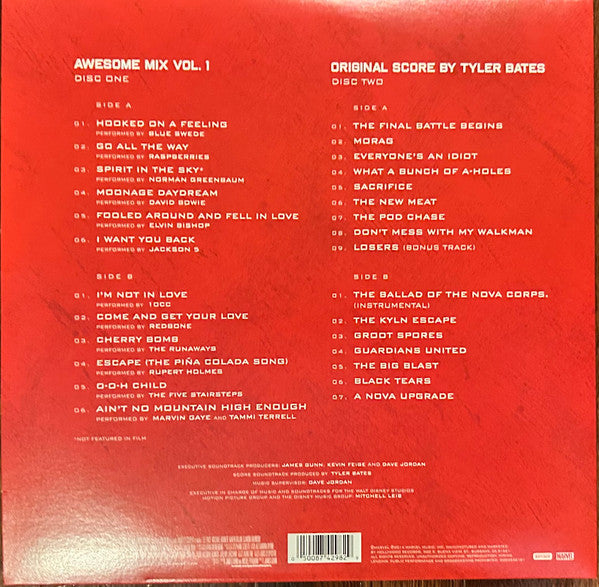 Soundtrack - Guardians Of The Galaxy - LP Rojo/ Naranja