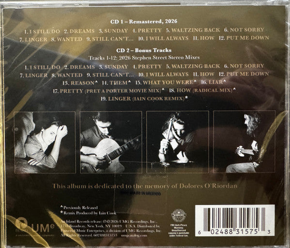 The Cranberries – Everybody Else Is Doing It, So Why Can't We? 33Rd Anniversary - CD