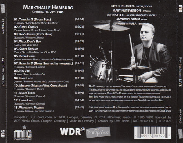 Roy Buchanan – Live At Rockpalast - CD