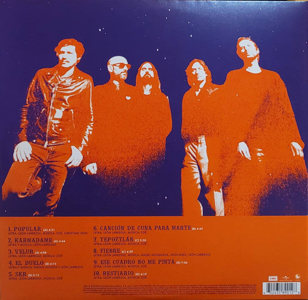 Zoe - Sonidos De Karmática Resonancia - LP Amarillo/Rojo