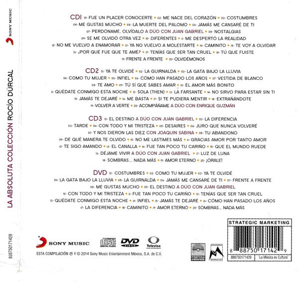 Rocío Dúrcal – La Absoluta Colección - CD+DVD