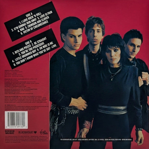 Joan Jett & The Blackhearts – I Love Rock 'N Roll - LP Red Transparent