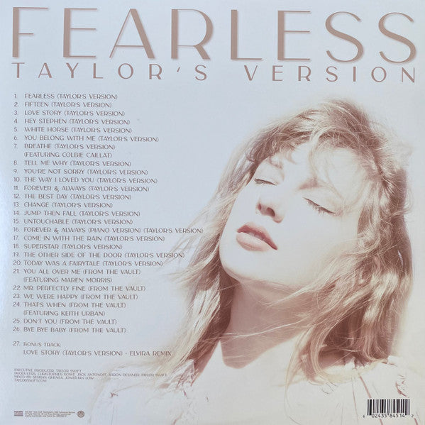 Taylor Swift – Fearless (Taylor's Version) - Lp Rojo