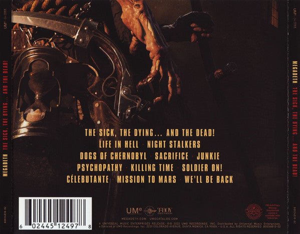 Megadeth – The Sick, The Dying... And The Dead! - CD