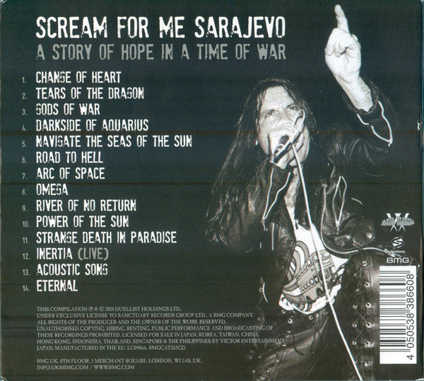 Bruce Dickinson – Scream For Me Sarajevo (Music From The Motion Picture) - CD