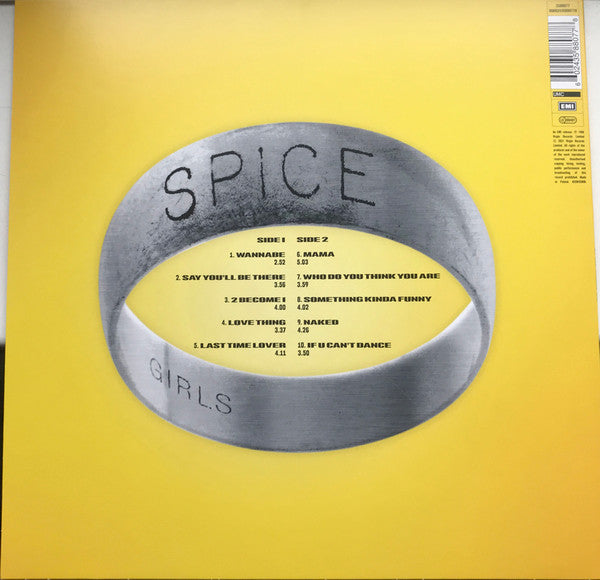 Spice Girls – Spice - LP Amarillo Translucido