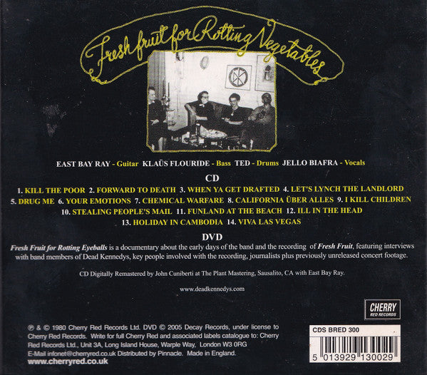 Dead Kennedys – Fresh Fruit For Rotting Vegetables - CD+DVD