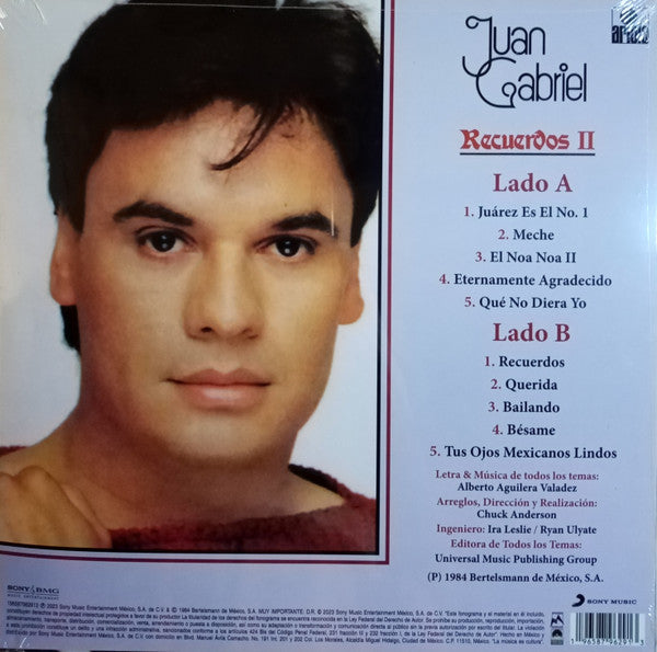 Juan Gabriel – Recuerdos II  LP