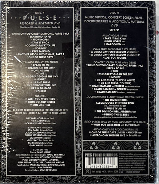 Pink Floyd - Pulse Restored & Re Edited - DVD