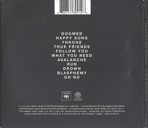 Bring Me The Horizon – That's The Spirit - CD