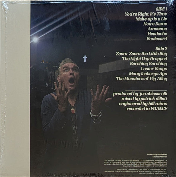 Morrissey – Make-Up Is A Lie - LP Azul