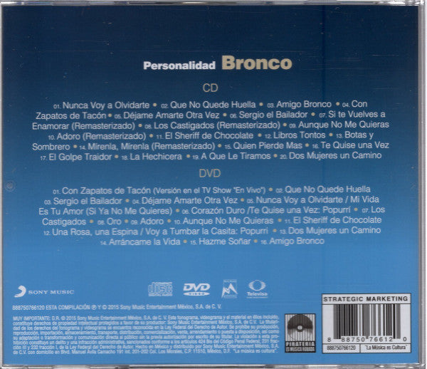Bronco – Personalidad: Bronco - CD+DVD