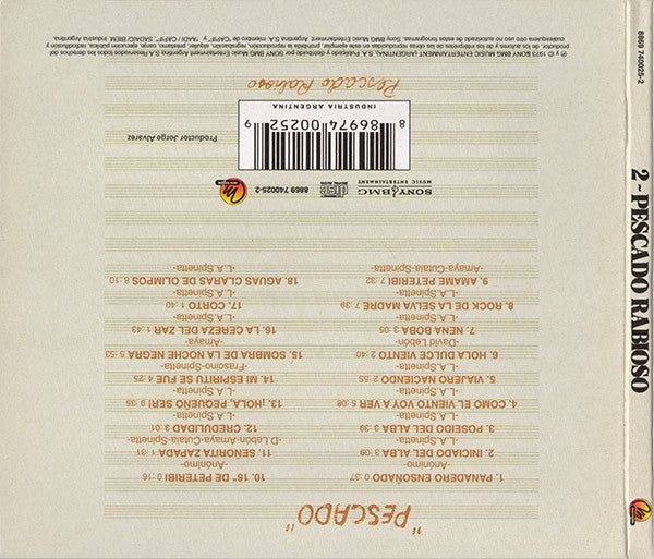 Pescado Rabioso – Pescado 2 CD