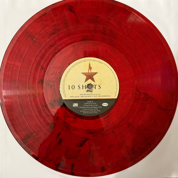 Hamilton: 10 Shots (Highlights From The Original Broadway Cast Recording) - LP Rojo