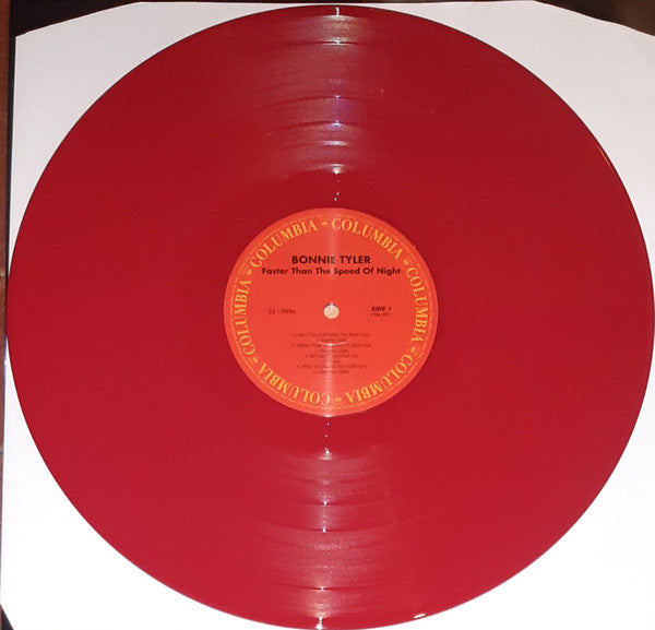 Bonnie Tyler – Faster Than The Speed Of Night - LP Rojo