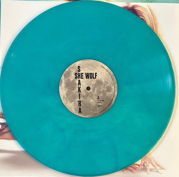 Shakira – She Wolf - LP Azul Turquesa