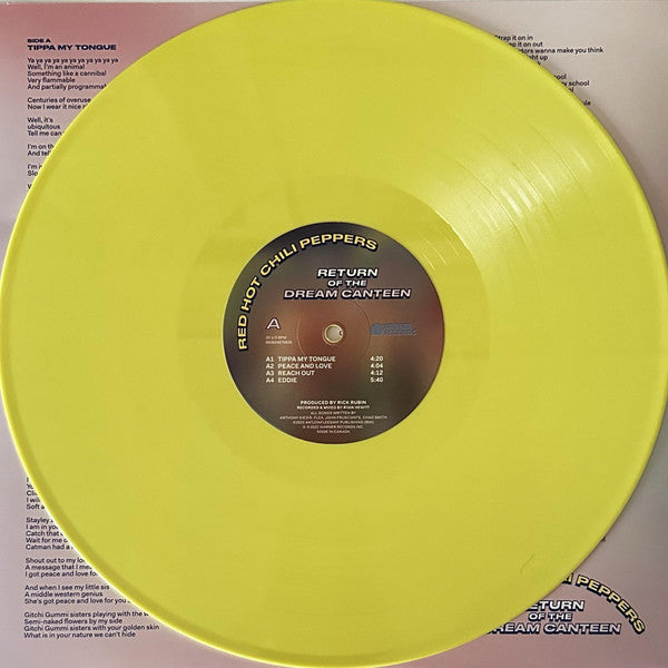 Red Hot Chili Peppers – Return Of The Dream Canteen - LP Amarillo