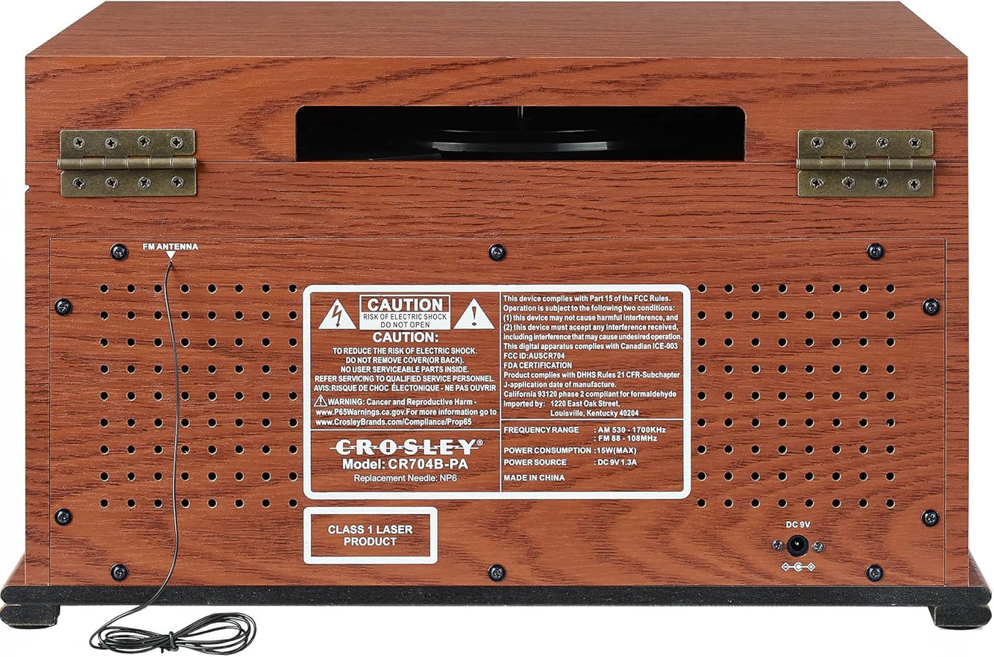 Tornamesa - Crosley Músician Tocadiscos con Radio, Bluetooth (versión Nueva), Paprika