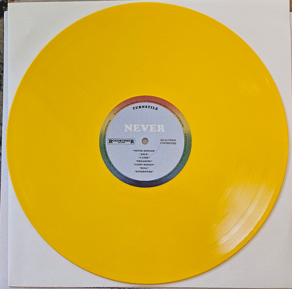 Turnstile  – Never Enough - LP Yellow