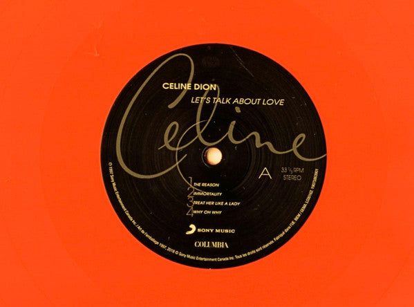 Celine Dion – Let's Talk About Love - LP