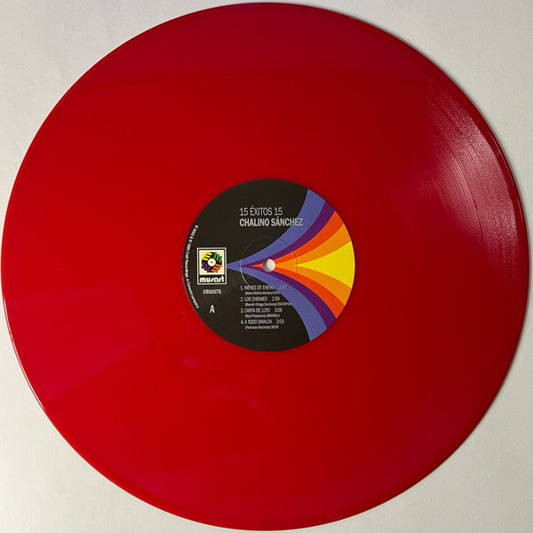 Chalino Sánchez – 15 Éxitos VMP - LP Amarillo/Rojo
