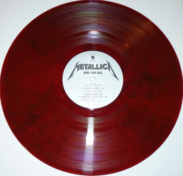 Metallica - Kill Em All LP Rojo
