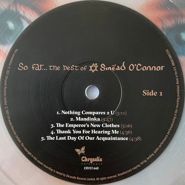 Sinéad O'Connor – So Far…The Best Of Sinéad O'Connor - LP Transparente