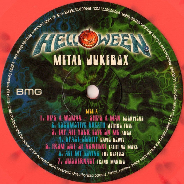 Helloween – Metal Jukebox - LP Anaranjado Splatter