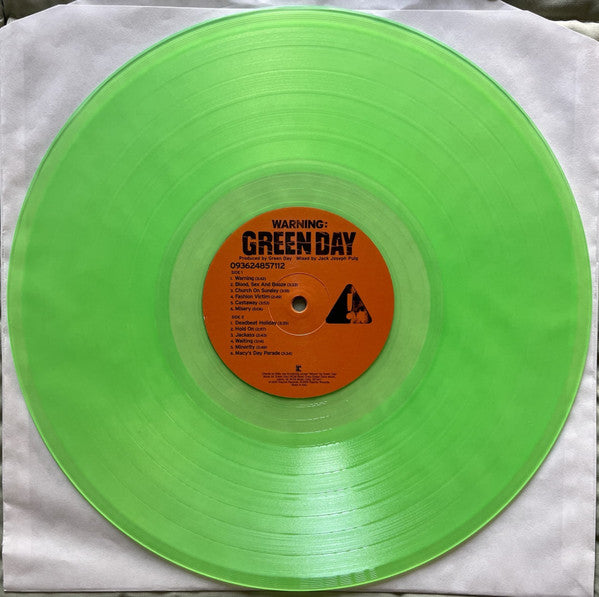 Green Day – Warning: - LP Verde