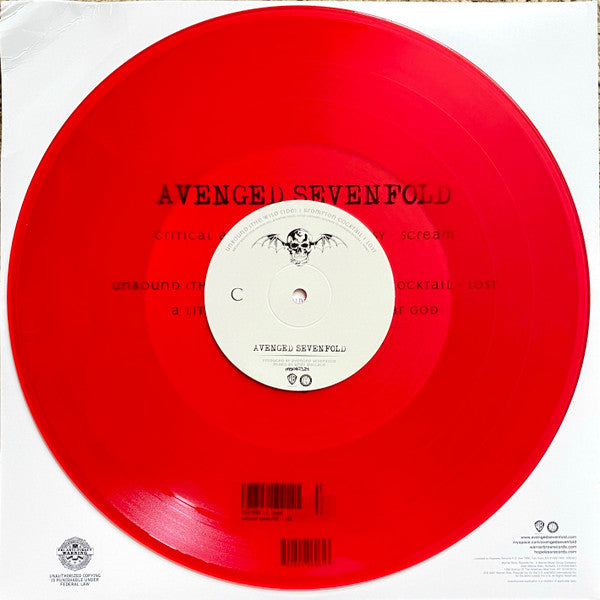 Avenged Sevenfold – Avenged Sevenfold - LP Rojo