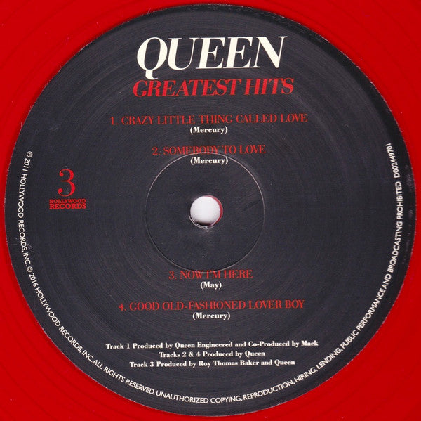 Queen – Greatest Hits - LP White/Red
