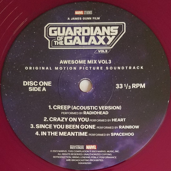 Various – Guardians Of The Galaxy Vol3 (Awesome Mix Vol3) - LP Rojo Azul