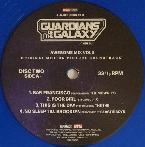 Various – Guardians Of The Galaxy Vol3 (Awesome Mix Vol3) - LP Rojo Azul